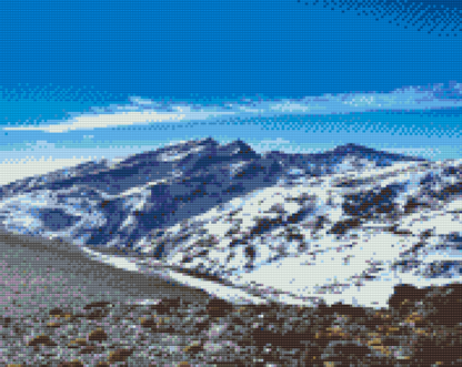 Diamond Painting - Mount Mulhacen i Sierra Nevada, Spanien