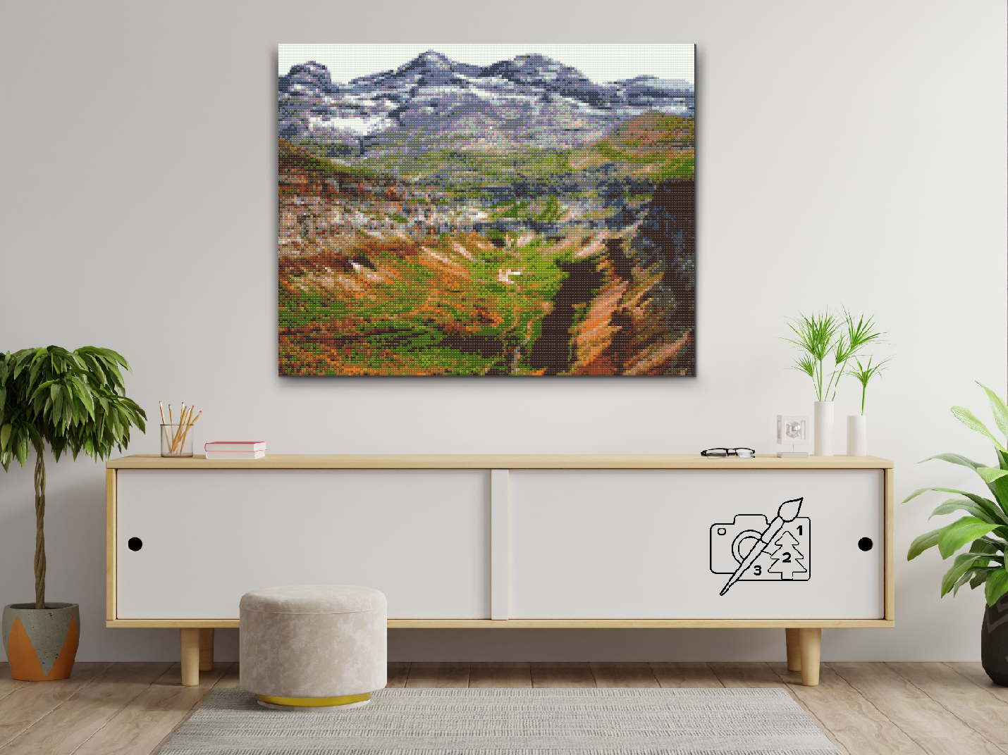 Diamond Painting - Ordesa-kløften, Spanien