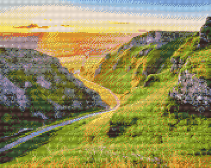 Diamond Painting - Peak District - Nationalpark, Storbritannien