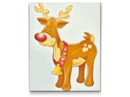 Diamond Painting - Rensdyr-Rudolf