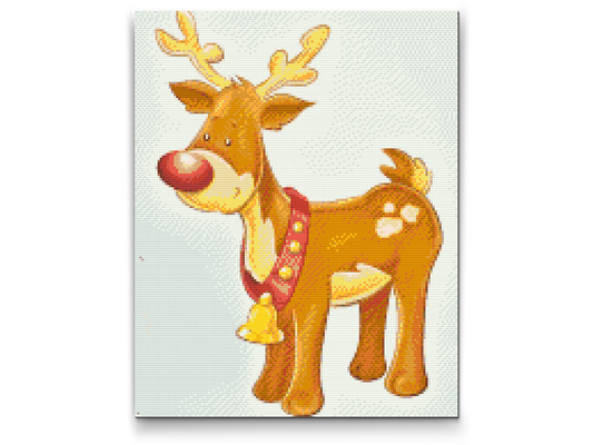 Diamond Painting - Rensdyr-Rudolf
