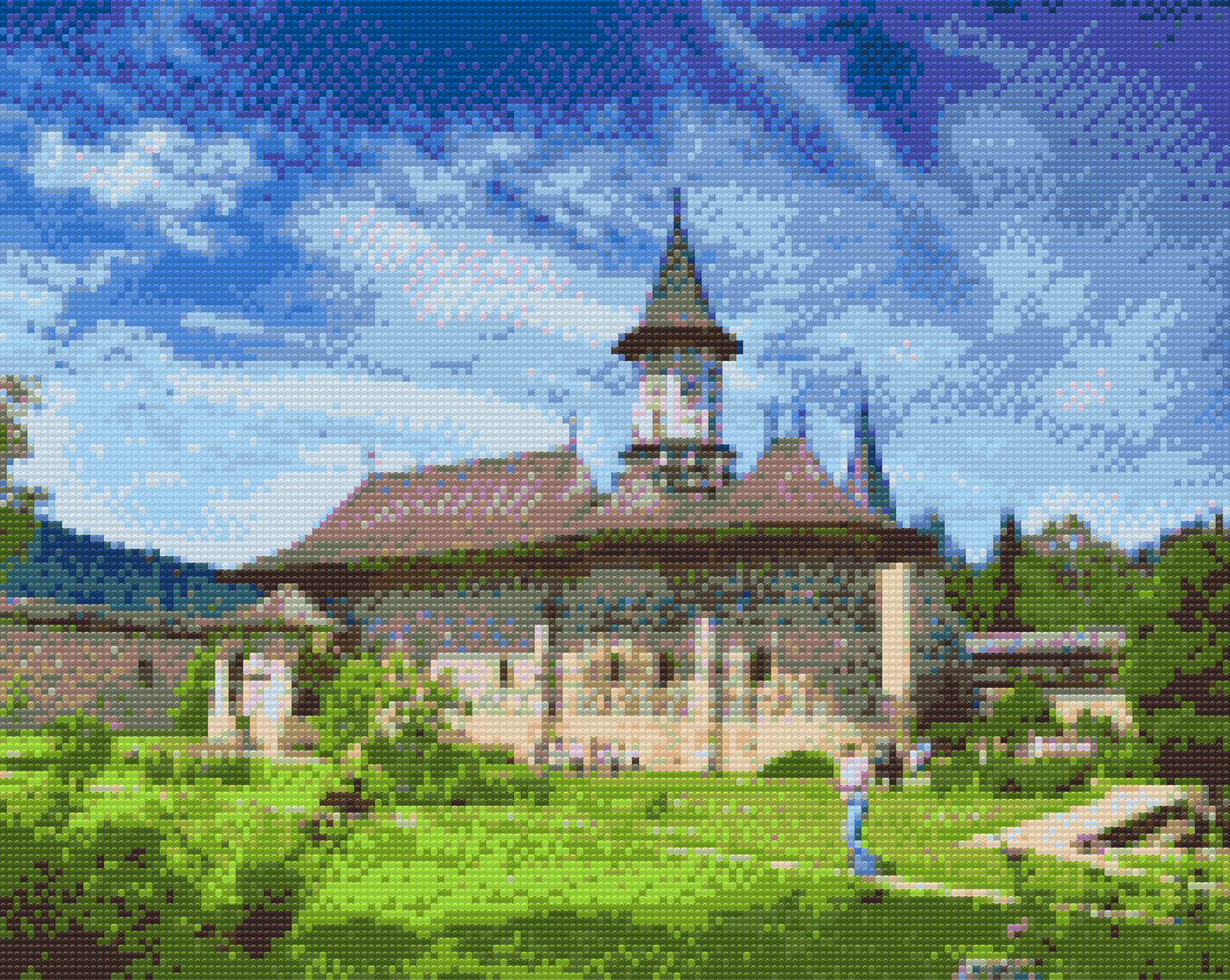 Diamond Painting - Moldovita Kloster, Rumænien