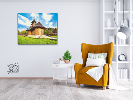 Diamond Painting - Sihastria. Kloster, Rumænien 2