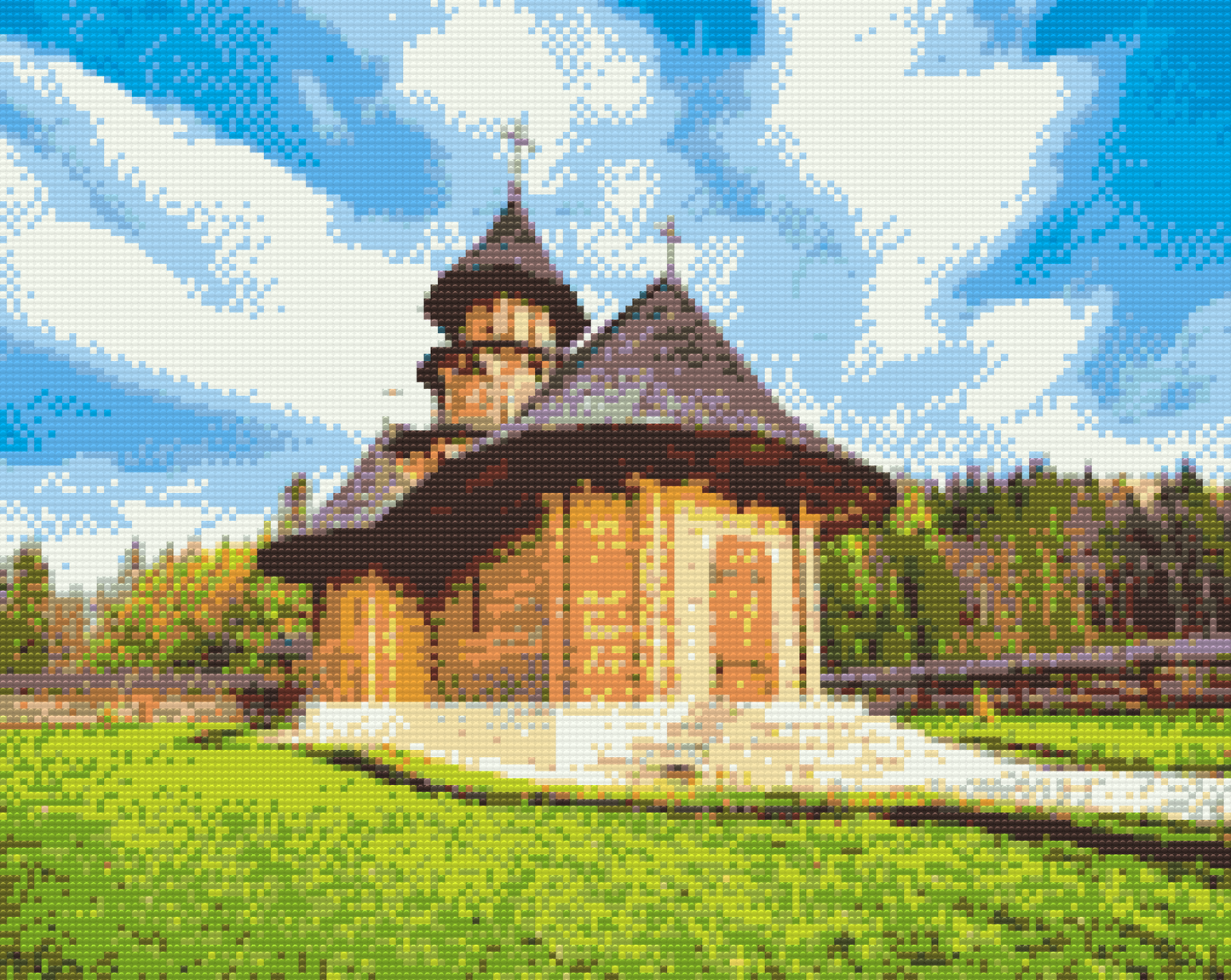 Diamond Painting - Sihastria. Kloster, Rumænien 2