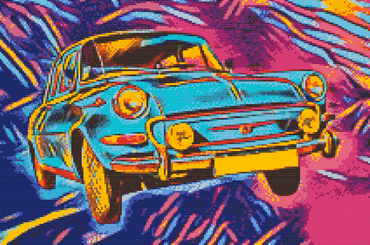 Diamond Painting - Škoda 1000