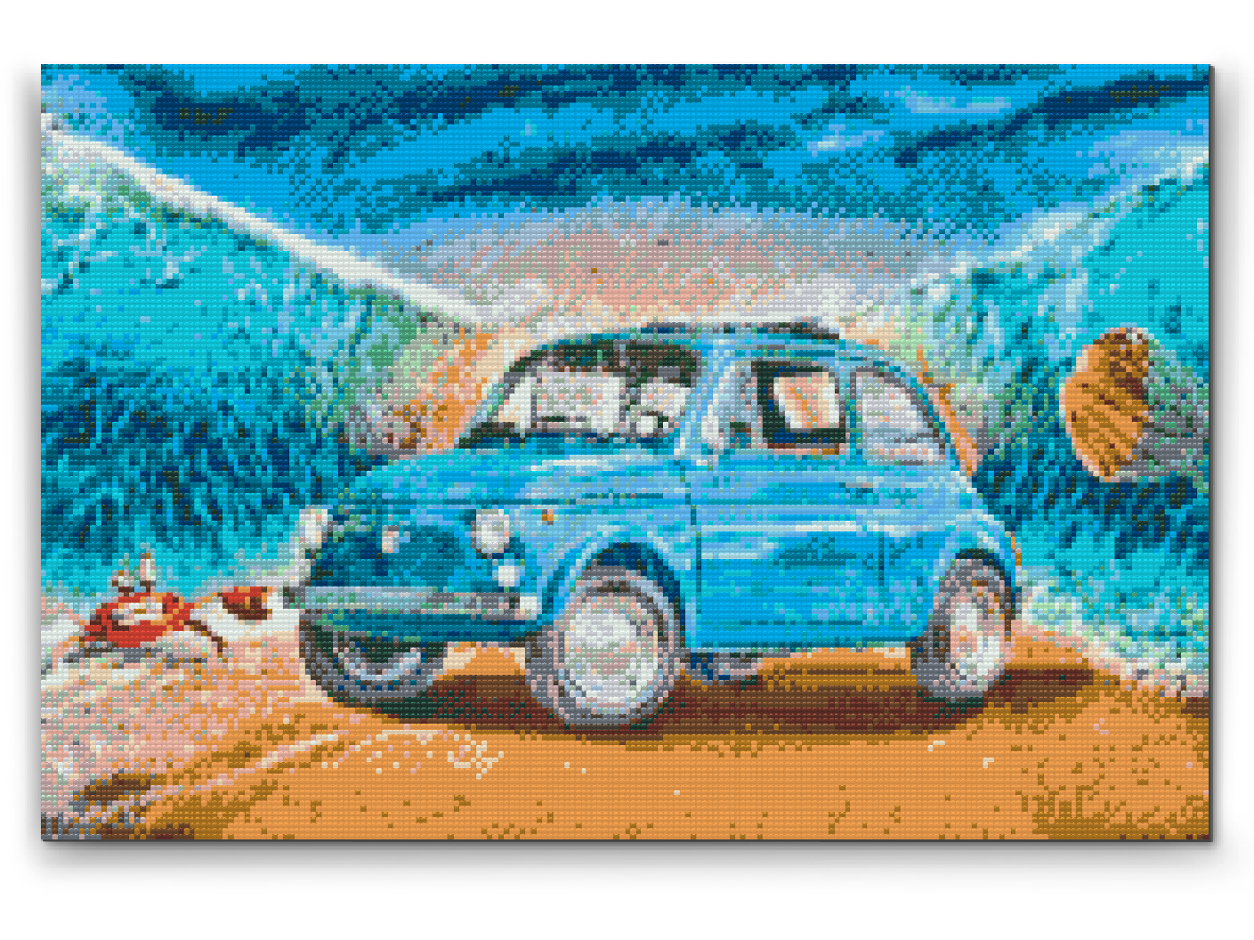 Diamond Painting - Fiat 500
