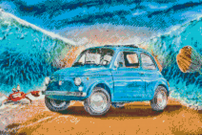 Diamond Painting - Fiat 500