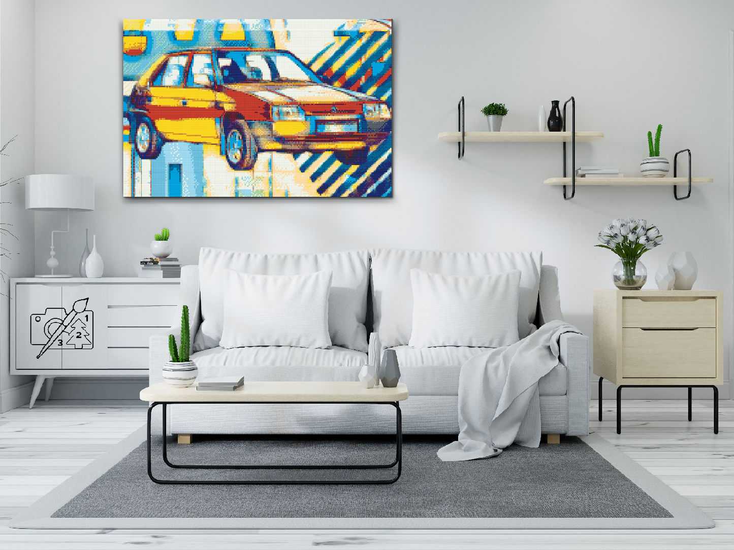 Diamond Painting - Škoda Favorit