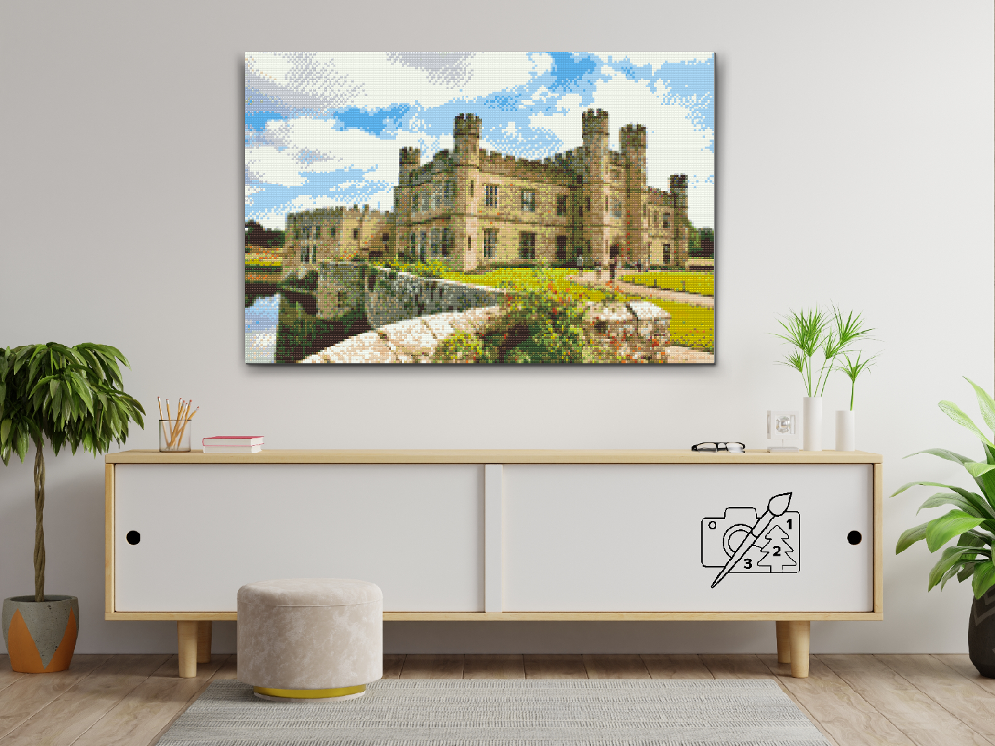 Diamond Painting - Leeds Castle, England 2