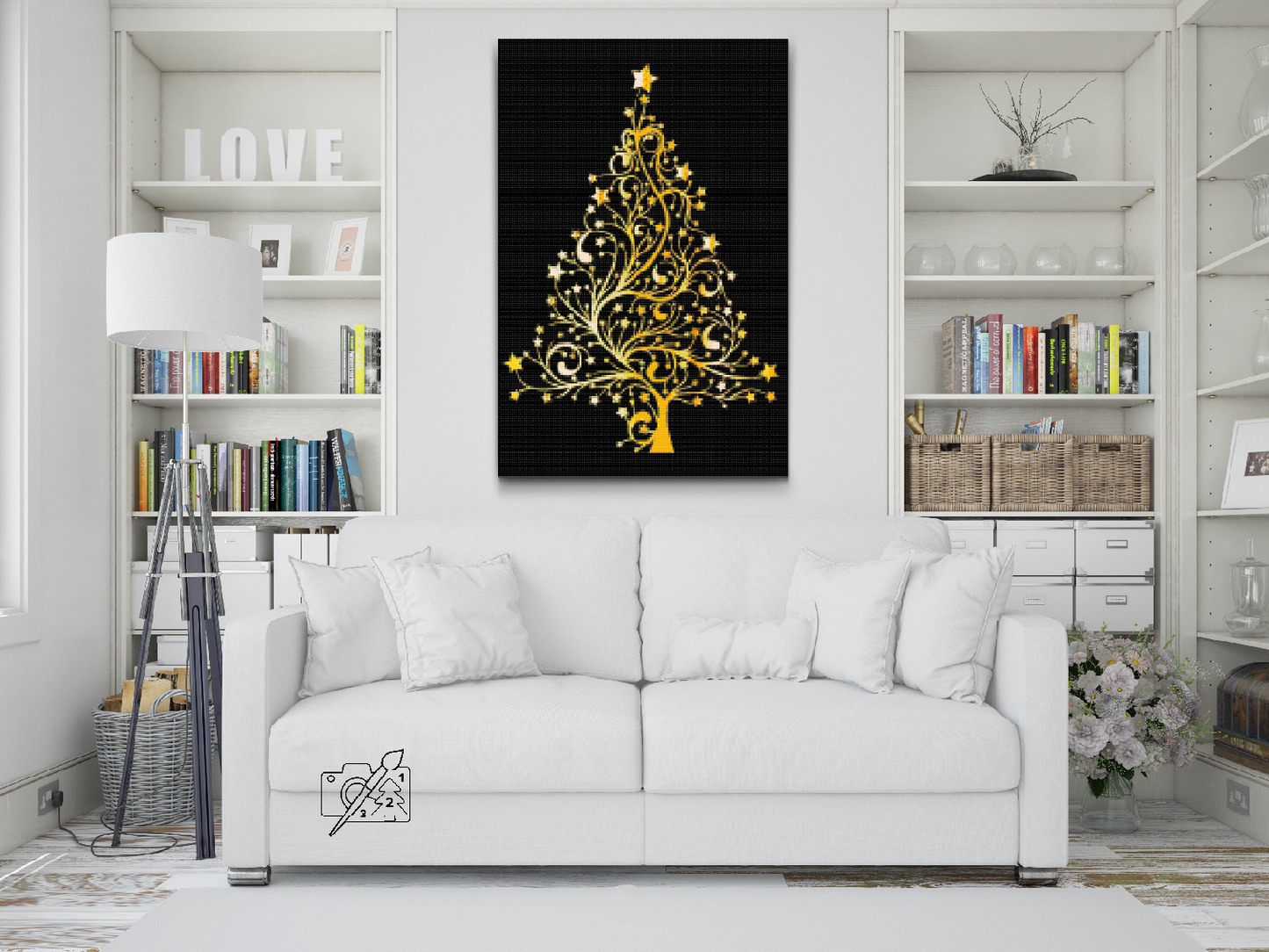 Diamond Painting - Stjernetræ