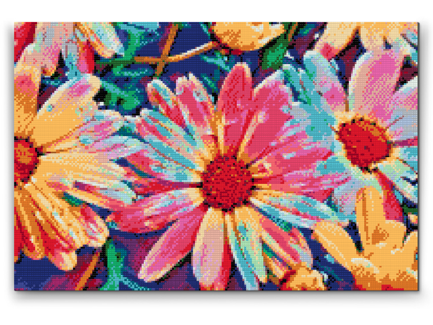 Diamond Painting - Neonblomster