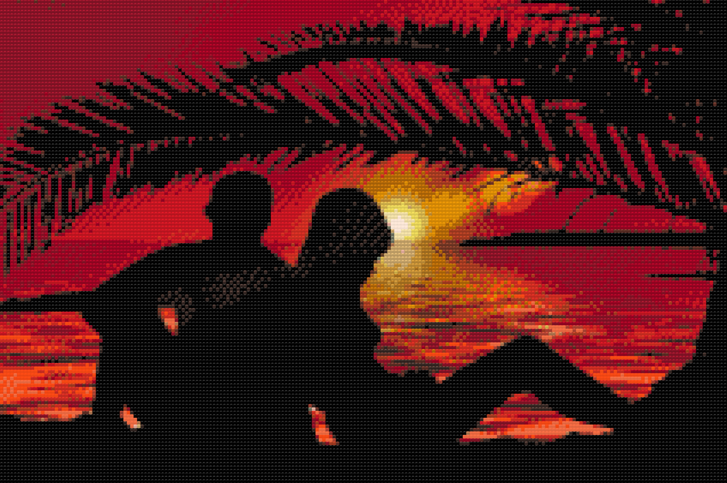 Diamond Painting - Par ved solnedgang