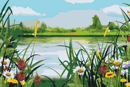 Paint by Numbers - Sommerhave