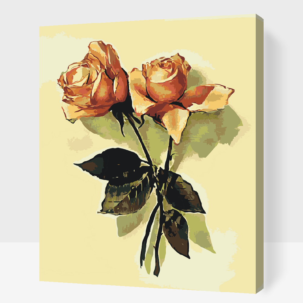 Paint by Numbers - Vintage Rose 2