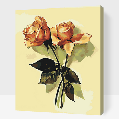 Paint by Numbers - Vintage Rose 2