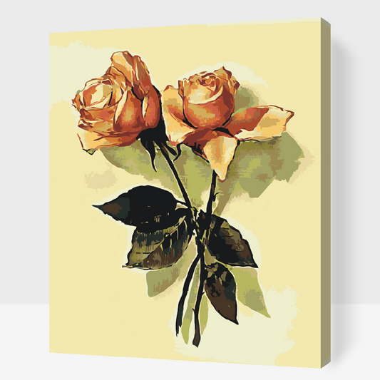 Paint by Numbers - Vintage Rose 2