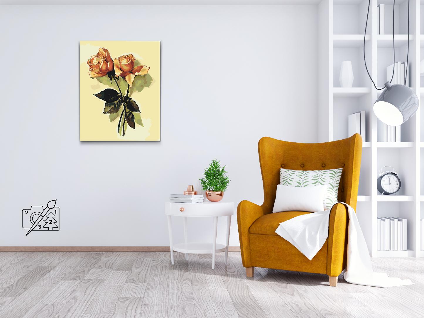 Paint by Numbers - Vintage Rose 2