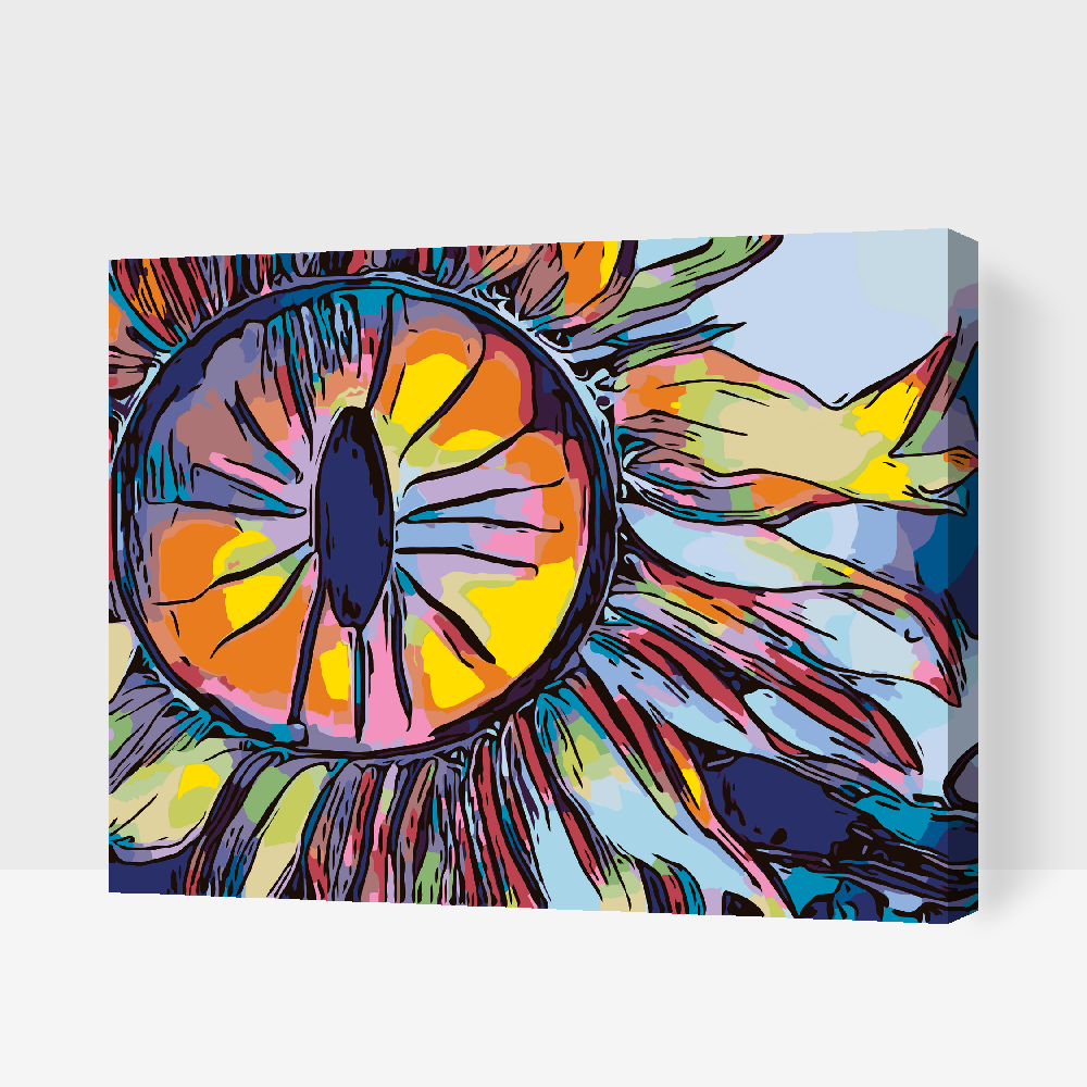 Paint by Numbers - Solsikkeøje