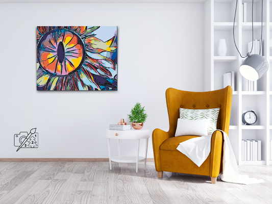 Paint by Numbers - Solsikkeøje