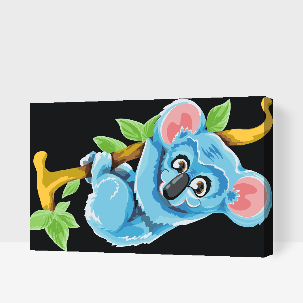 Paint by Numbers - Blå Koala