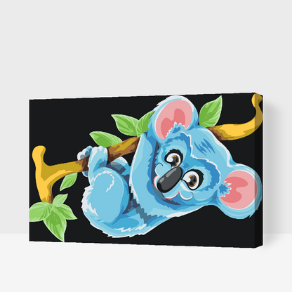Paint by Numbers - Blå Koala