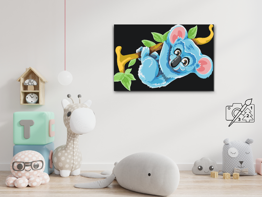 Paint by Numbers - Blå Koala
