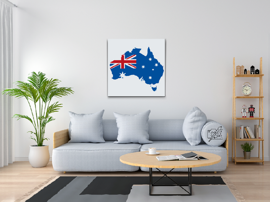 Paint by Numbers - Kort over Australien