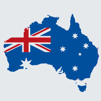 Paint by Numbers - Kort over Australien