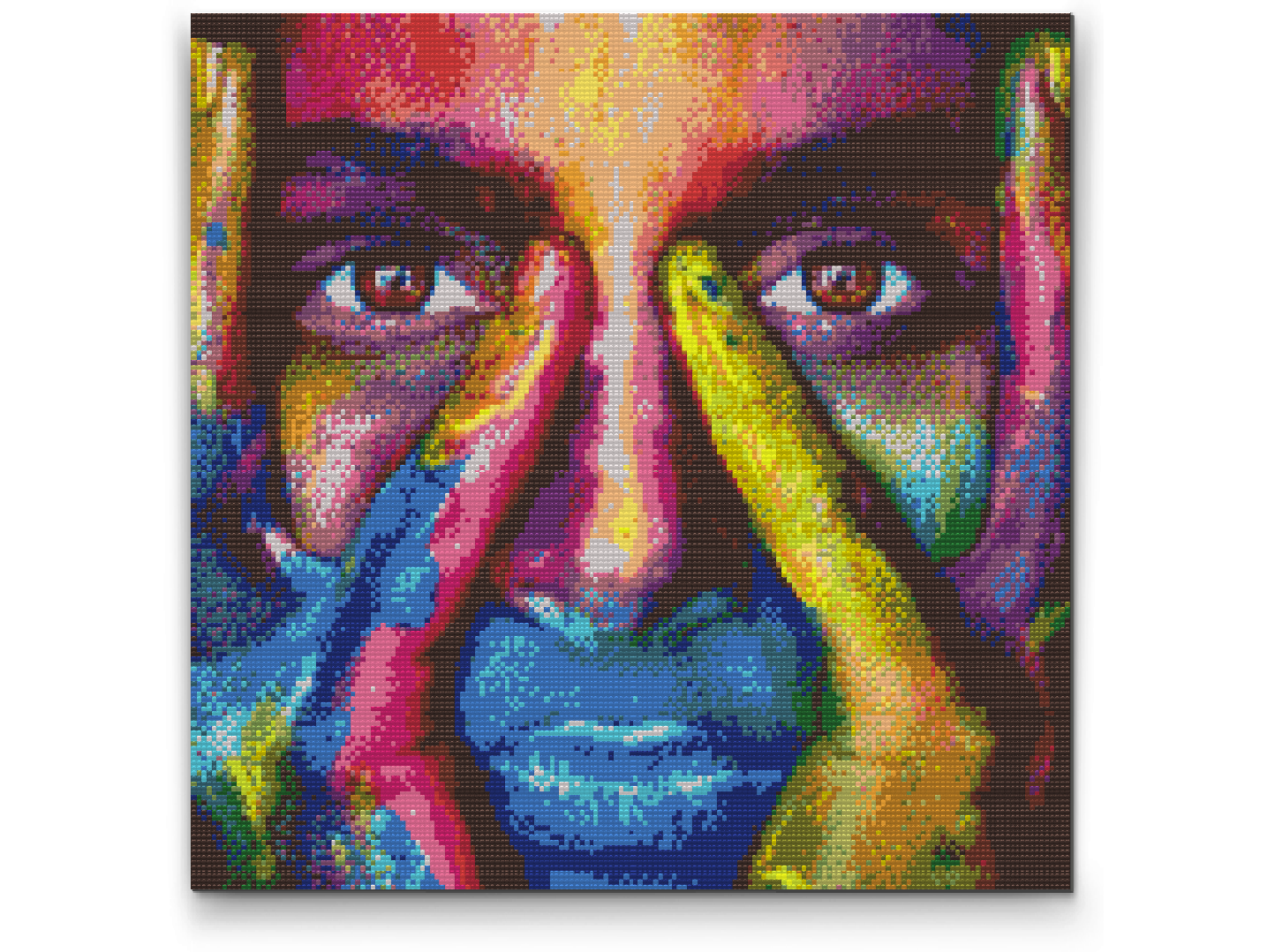 Diamond Painting - Farvet ansigt