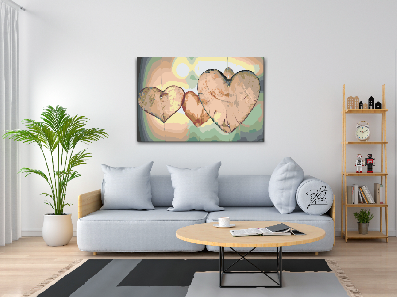 Paint by Numbers - Hjerter