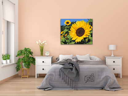 Diamond Painting - Solsikker