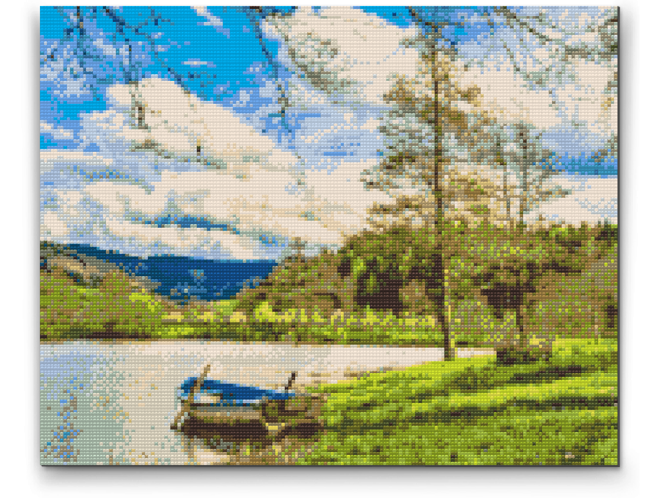 Diamond Painting - Søen i bjergene