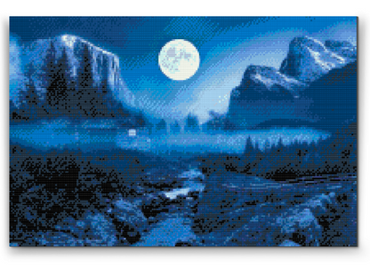 Diamond Painting - Fuldmåne