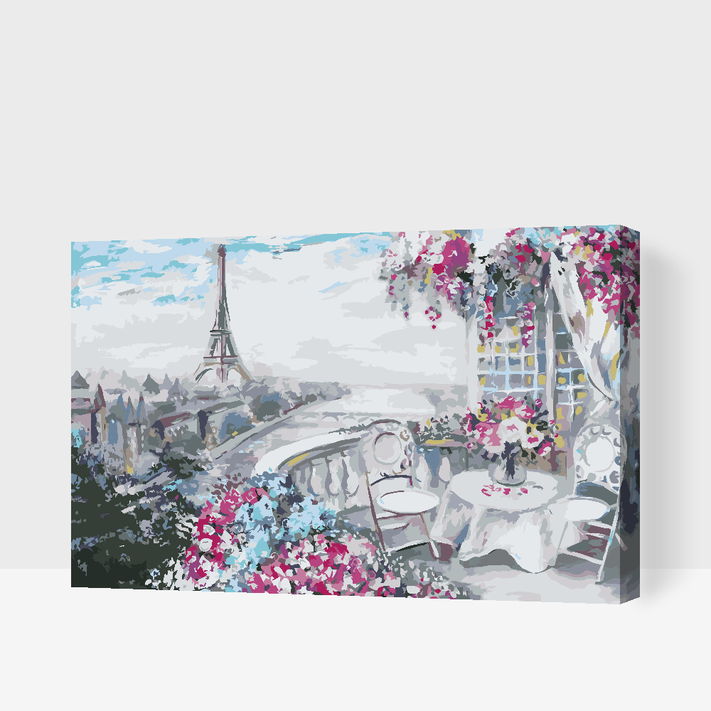 Paint by Numbers - Na terase v Paříži
