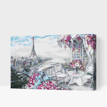 Paint by Numbers - Na terase v Paříži
