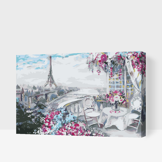 Paint by Numbers - Na terase v Paříži
