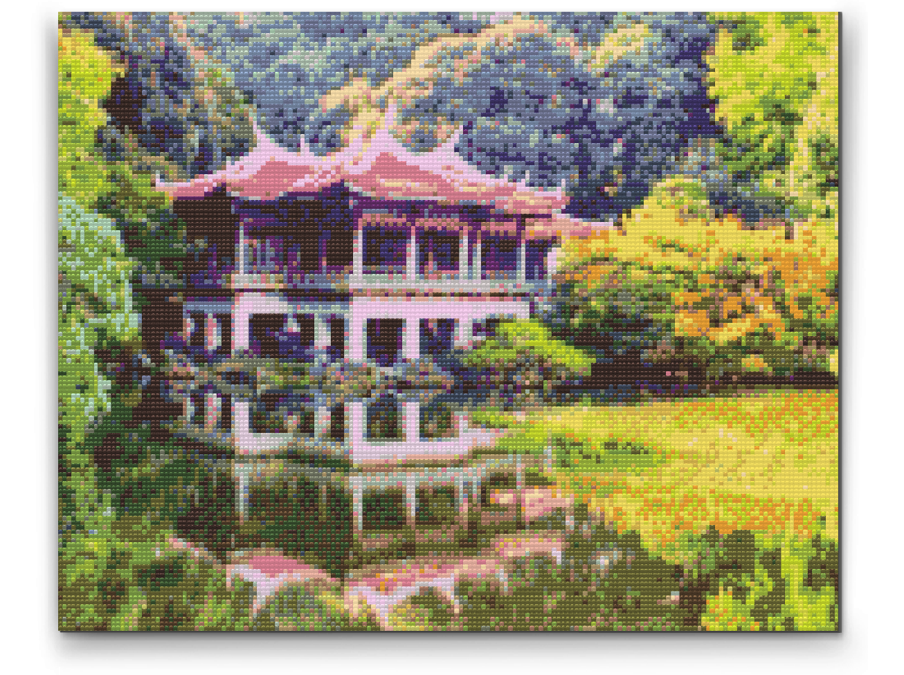 Diamond Painting - Japansk Have