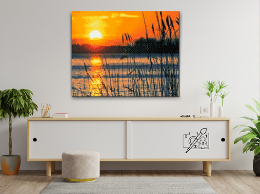 Diamond Painting - Solnedgang