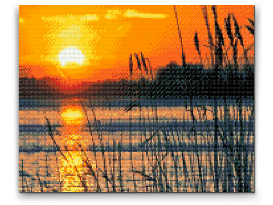 Diamond Painting - Solnedgang