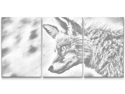 Mal-med-prikker -  Wild Fox (sæt af 3)