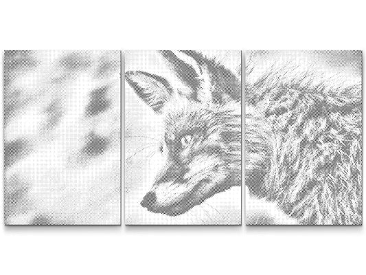 Mal-med-prikker -  Wild Fox (sæt af 3)