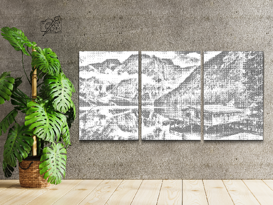 Bjergkabine (sæt af 3)