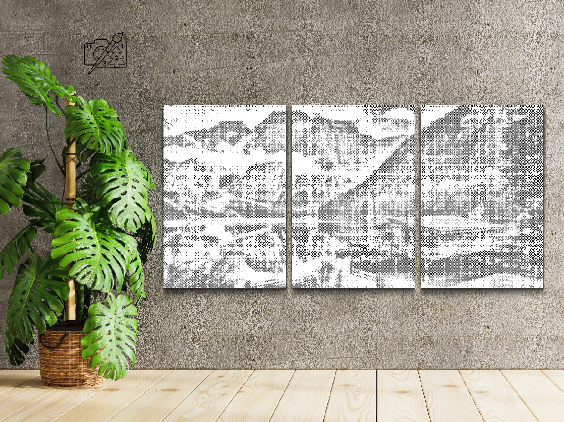 Bjergkabine (sæt af 3)