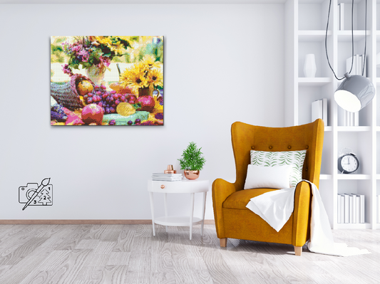 Diamond Painting - Blomster med frugter