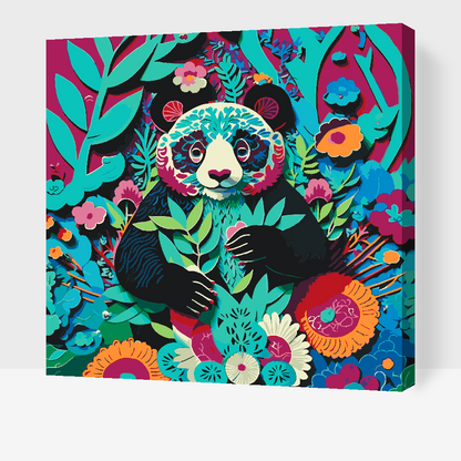 Paint by Numbers - Glad panda