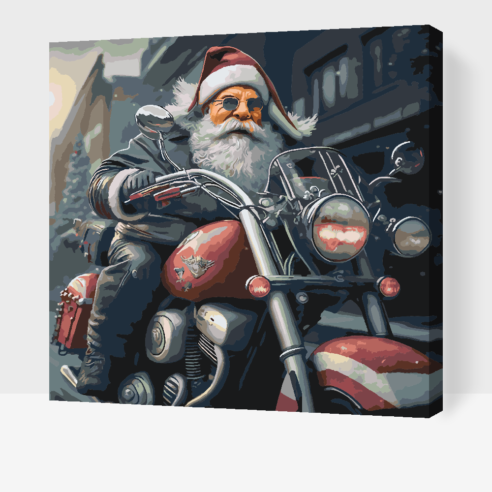 Paint by Numbers - Moderne julemanden