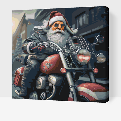 Paint by Numbers - Moderne julemanden