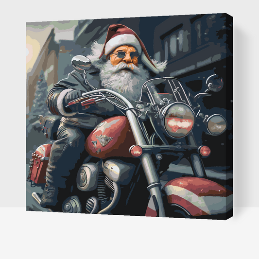 Paint by Numbers - Moderne julemanden