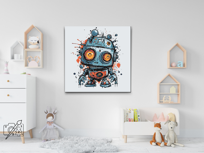 Paint by Numbers - Sød robot