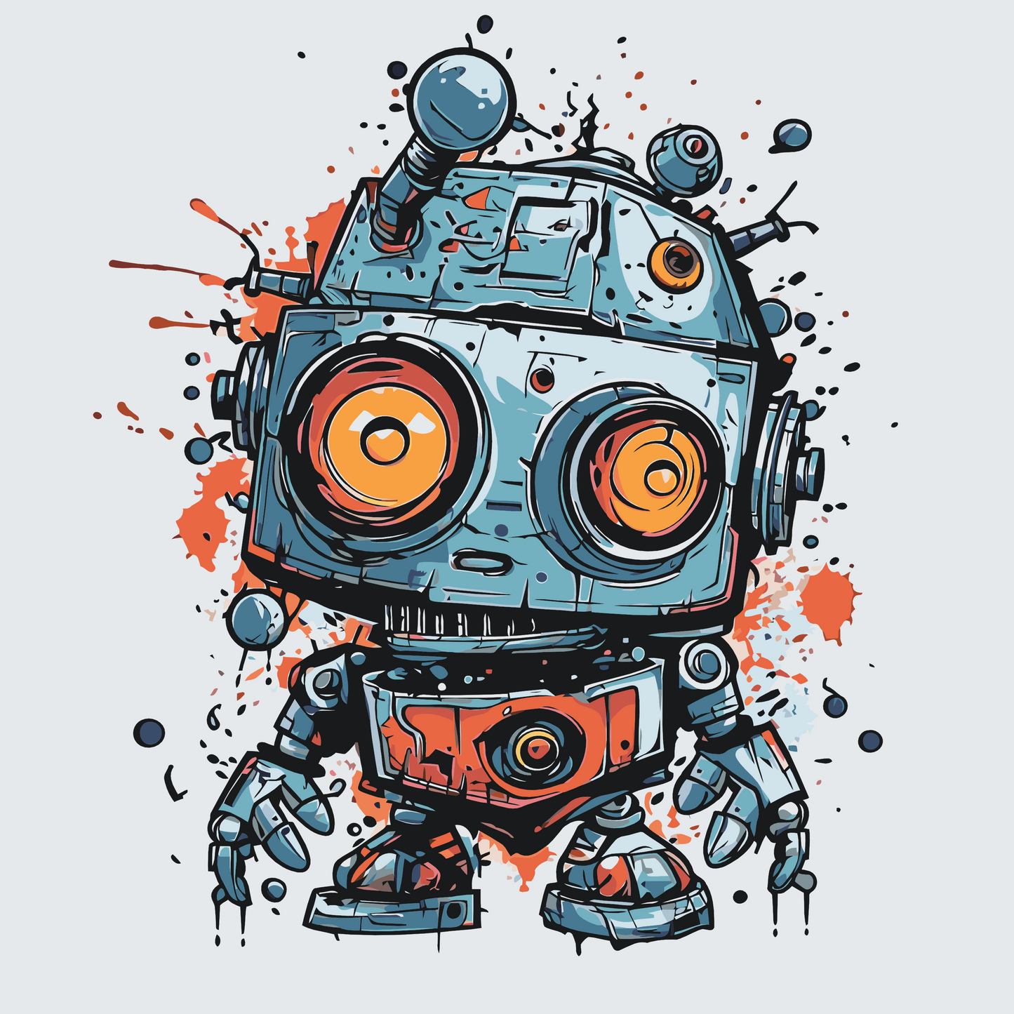 Paint by Numbers - Sød robot